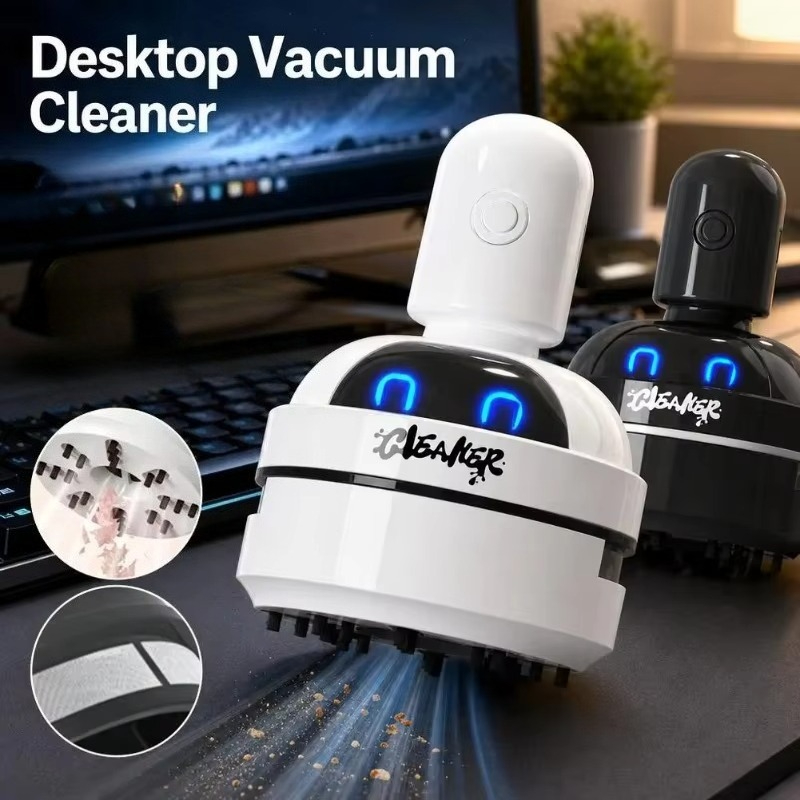 Mini Desktop Vacuum Cleaner For Eraser Dust - Odkurzacz biurkowy, kreskówkowy, mini, przenośny, do