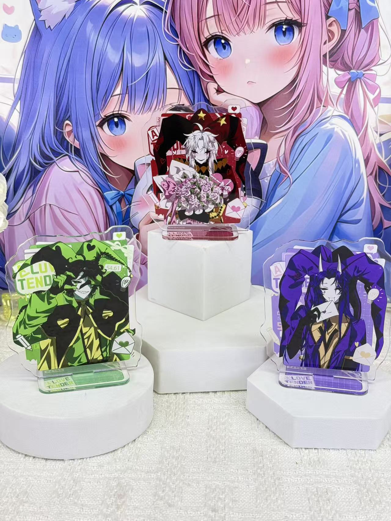 Desk Accessories - Akrylowa figurka z motywami anime, urocza