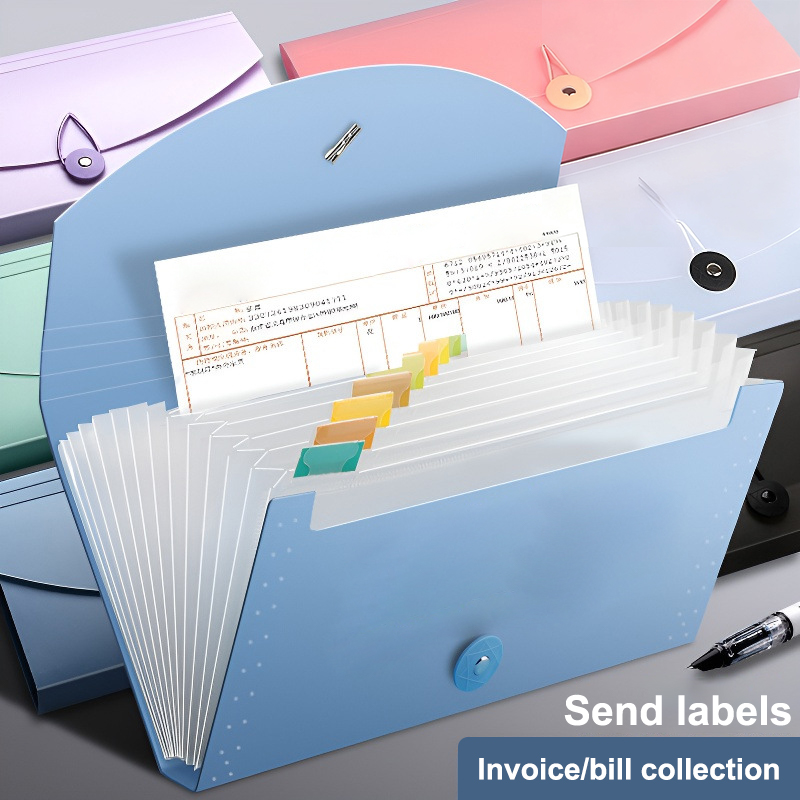 ~13 kieszeni – rozszerzalna te – Expandable Accordion File Folder 13 Pockets recenzja i cena